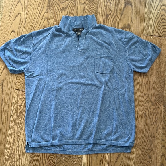 Banana Republic Other - Blue Banana Republic 100% Cotton Soft Polo